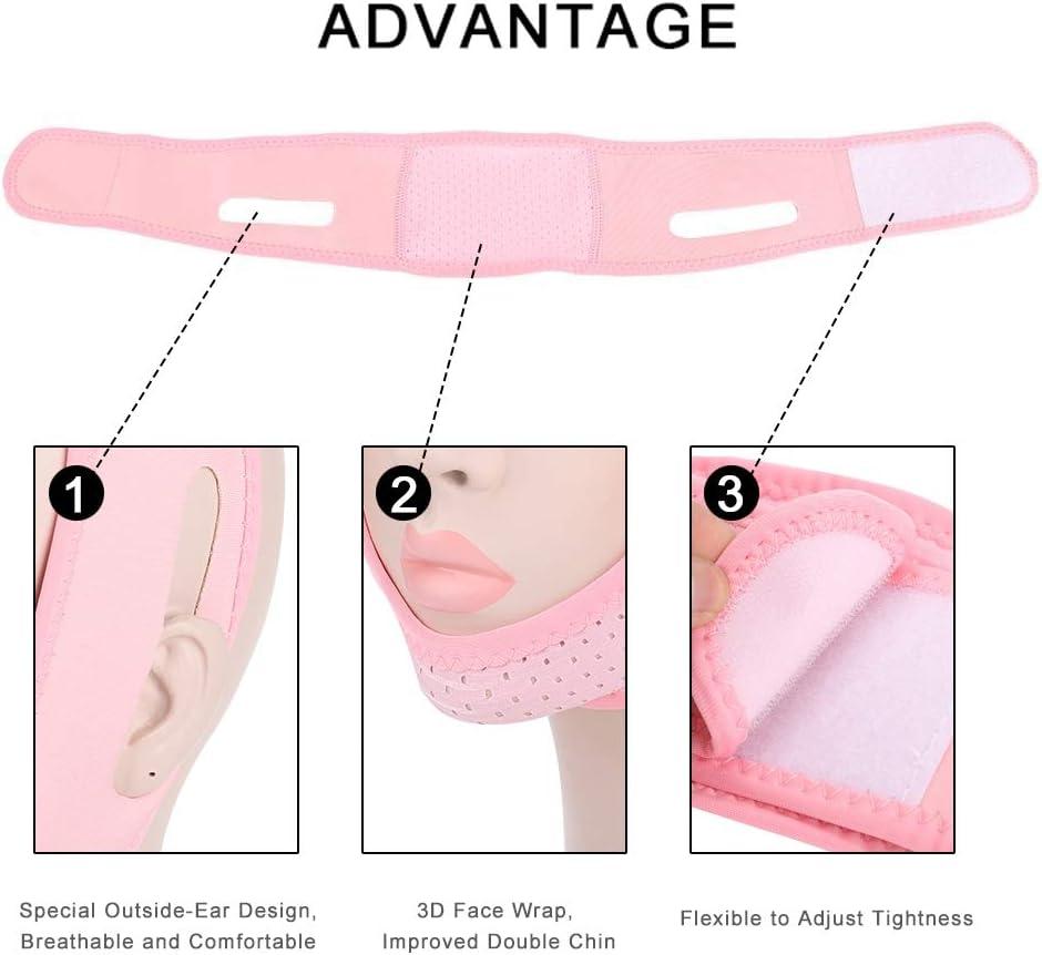 Faja Para La Papada Mujer para la papada de la casa Facial Lifting Slimming  Belt V Line Mask Slimming Bandages Facial