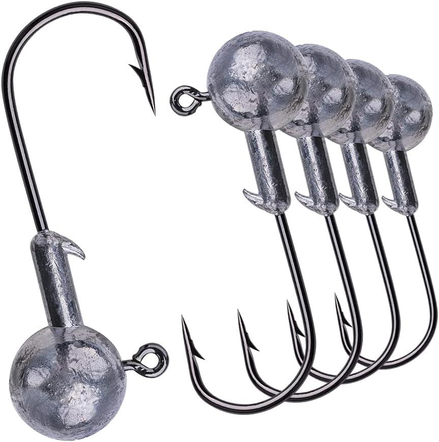 Goture 50-Piece Jig Head Fishing Hook Set - Sharp Rubber Fish Hooks for  Carp & Jigs Multiple Weights Available | Buy Now with Express International  Delivery | GoSupps.com