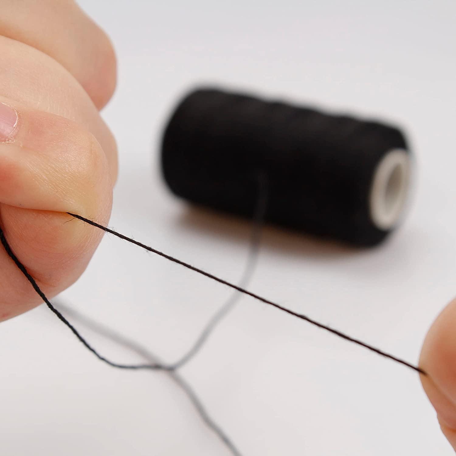Ryalan Weaving Needle Combo Deal Black Thread with 10pcs Needle