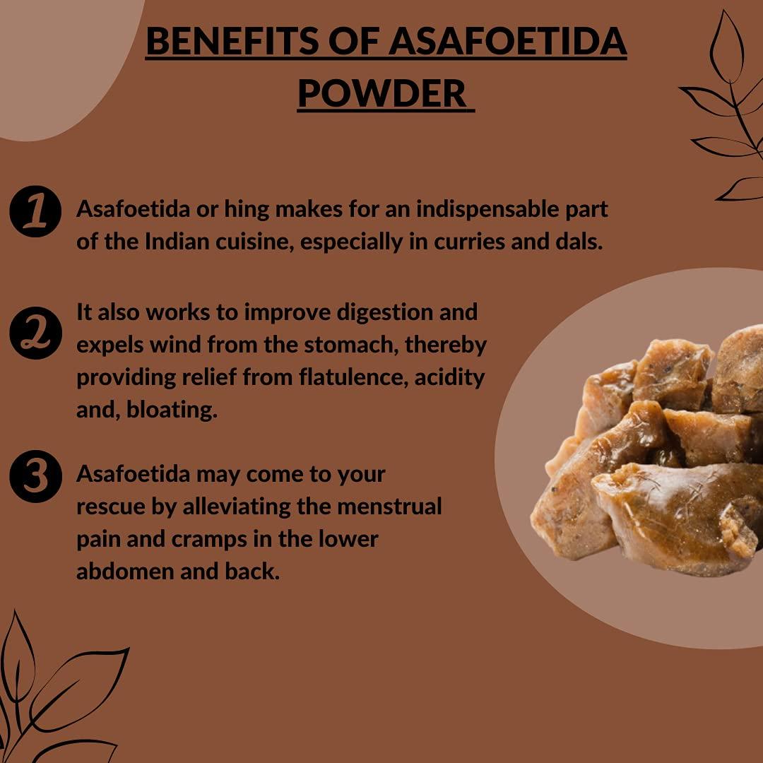 Mi Nature Asafoetida Powder (Hing/Asafetida) 100g 100 Pure & Natural Indian Cooking Spice