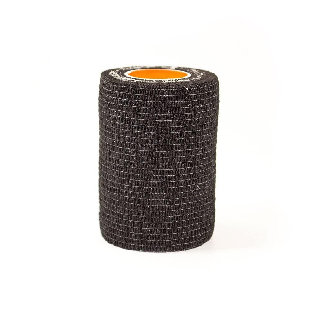 First Aid 4 Sport Latex Free Cohesive Bandage 7.5cm x 4.5m Black 1