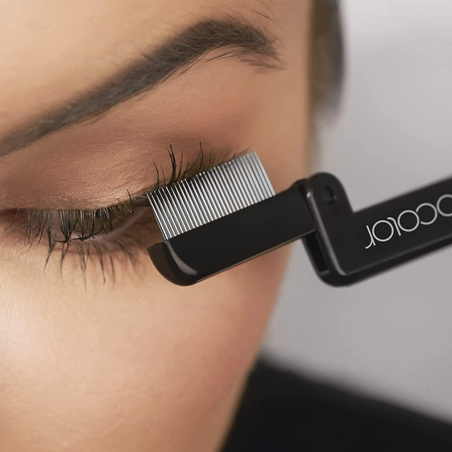 Foldable Eyelash Comb Separator Docolor Folding Lash Comb Eyebrow