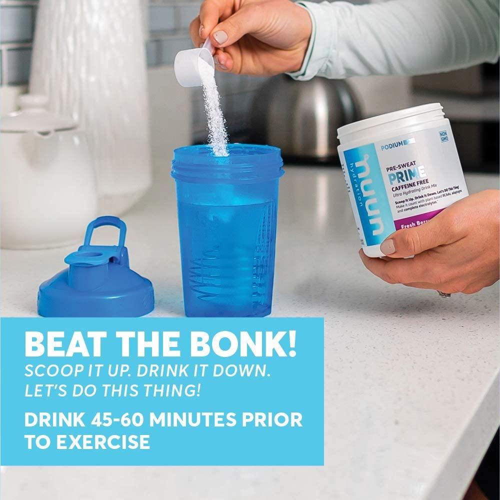Nuun Prime PreWorkout Drink Powder Vegan BCAAs, Electrolytes