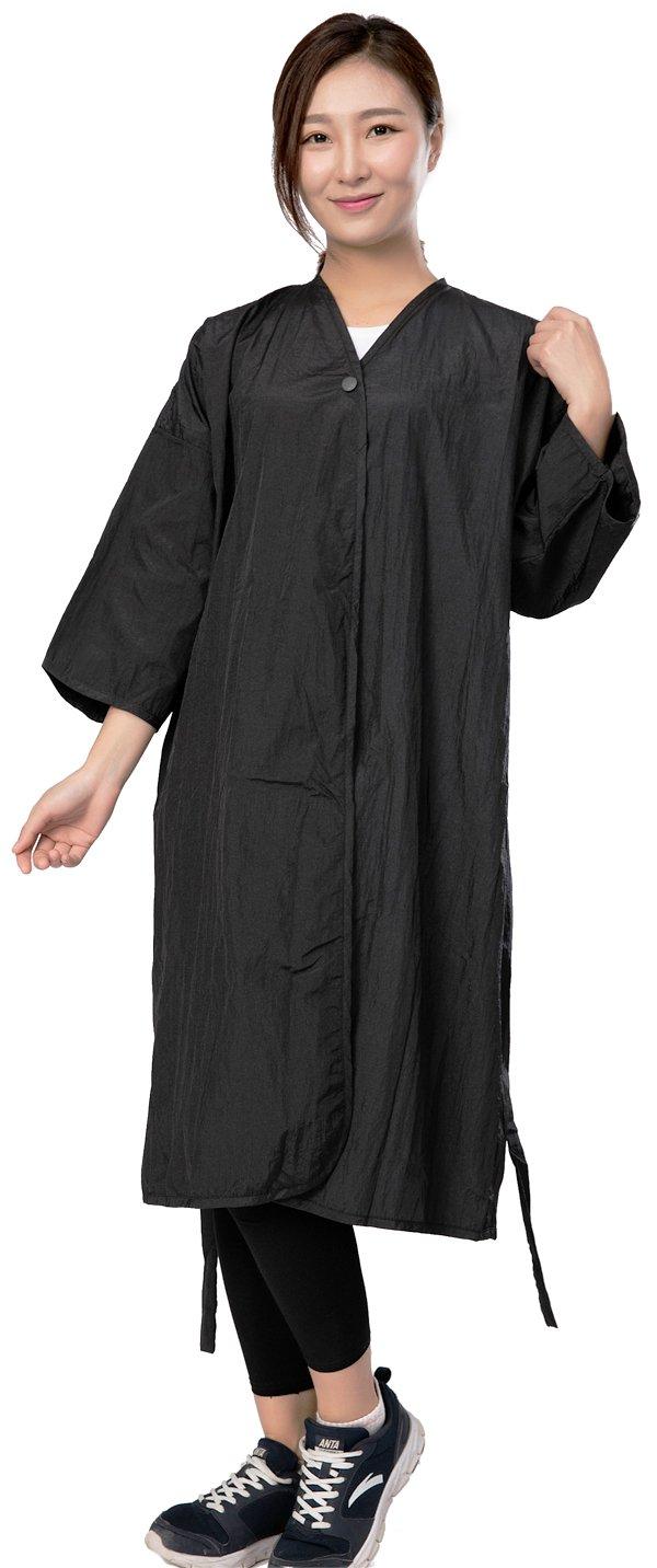 Kimono Style Salon Client Gown Cape with Snap Closure Hair Salon