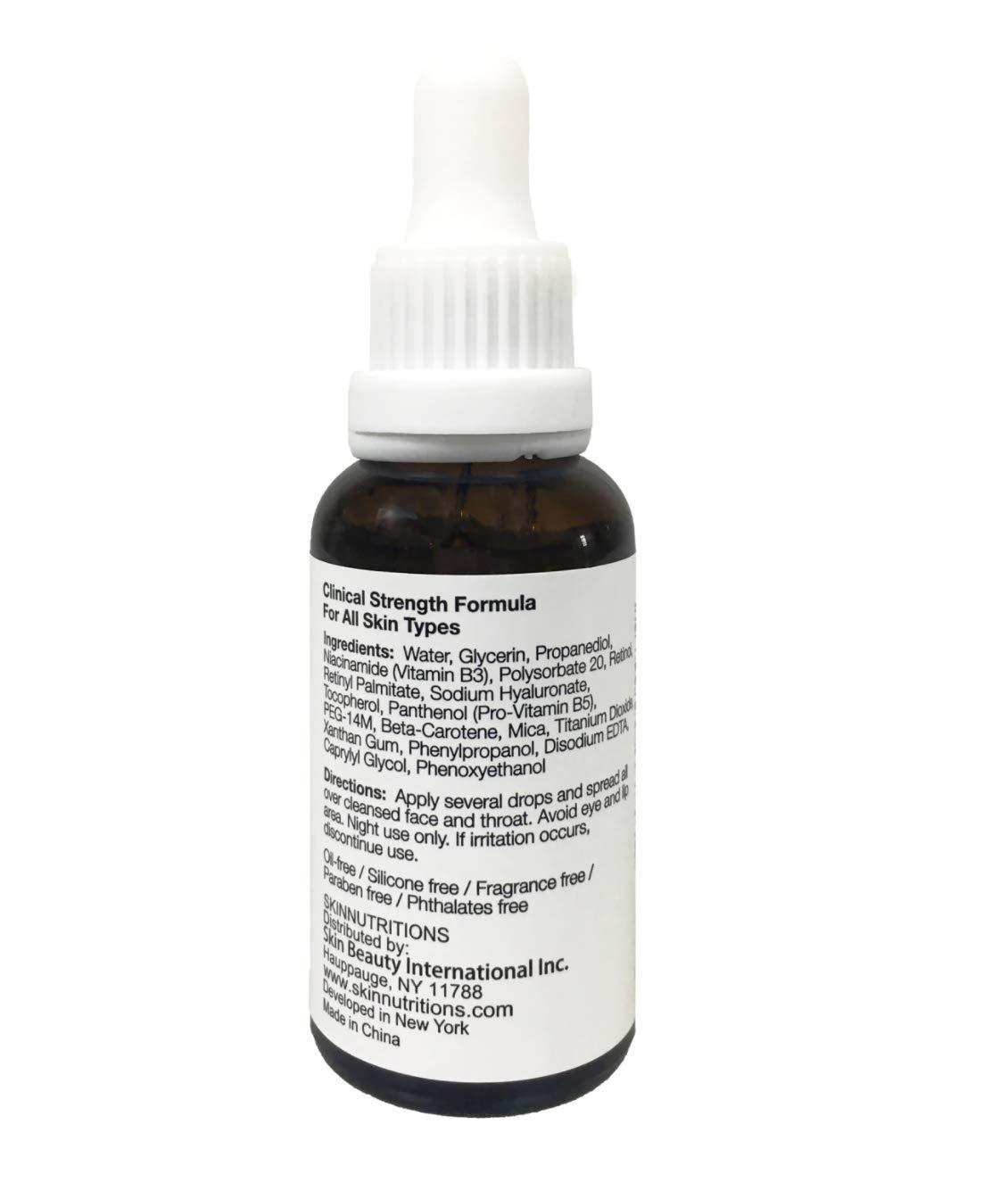 Double Strength Retinol Night Repair Serum Advanced AntiAging Formula