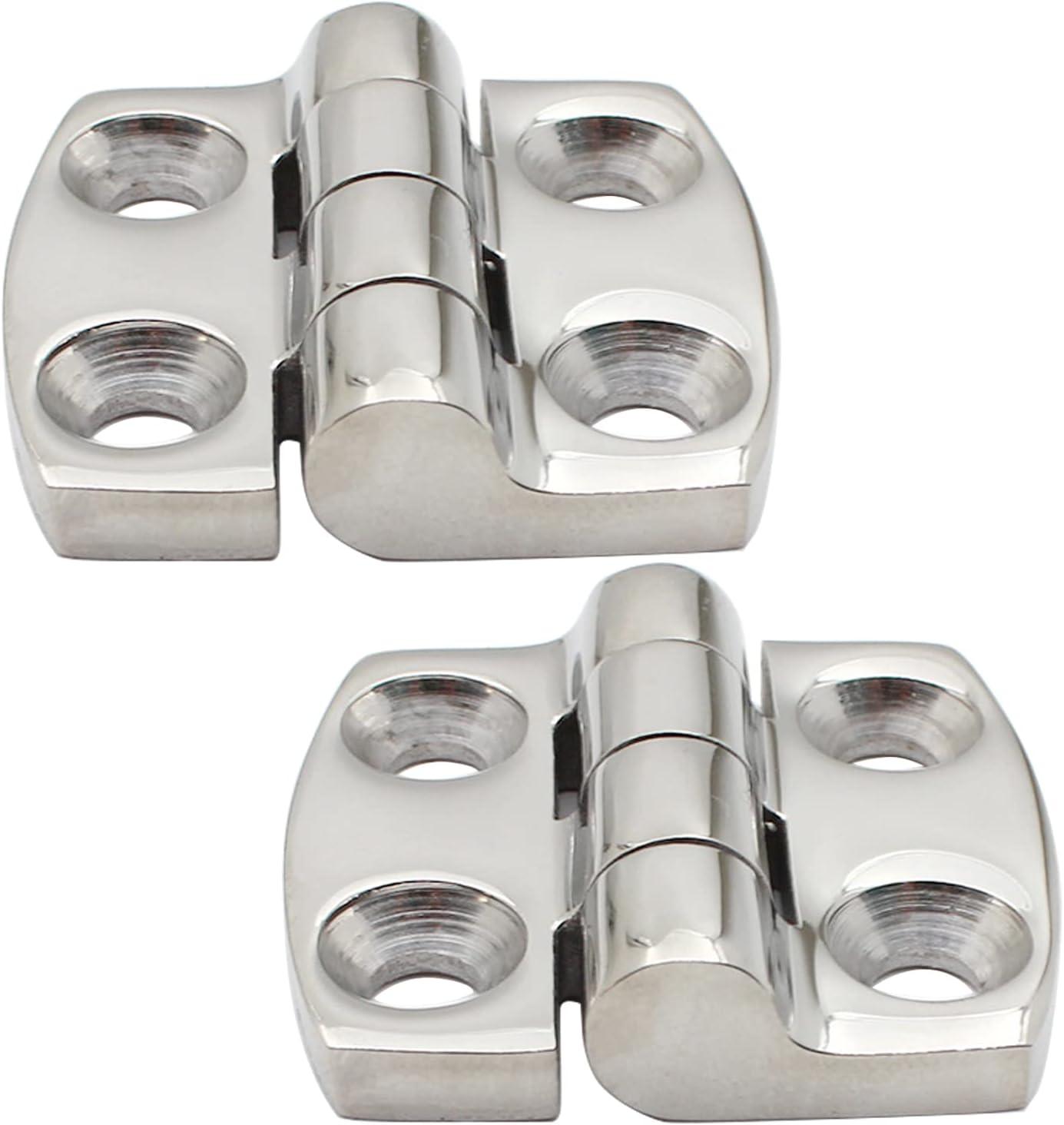 Boat Hinges Stainless Steel Marine Hinges 11/2" x 11/2" Pair