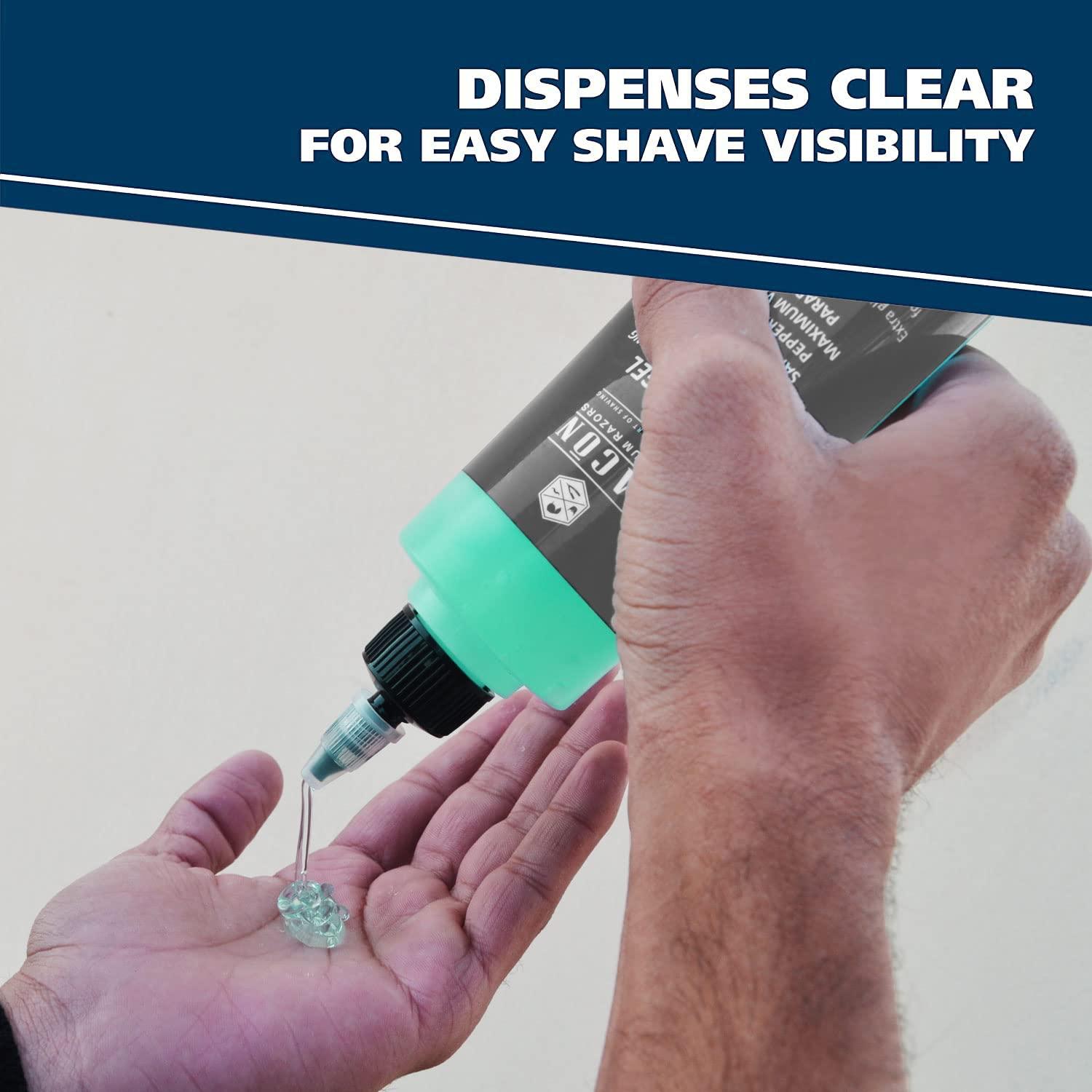 Facn Transparent NonFoaming Clear Shave Gel with Skin Soothing Aloe