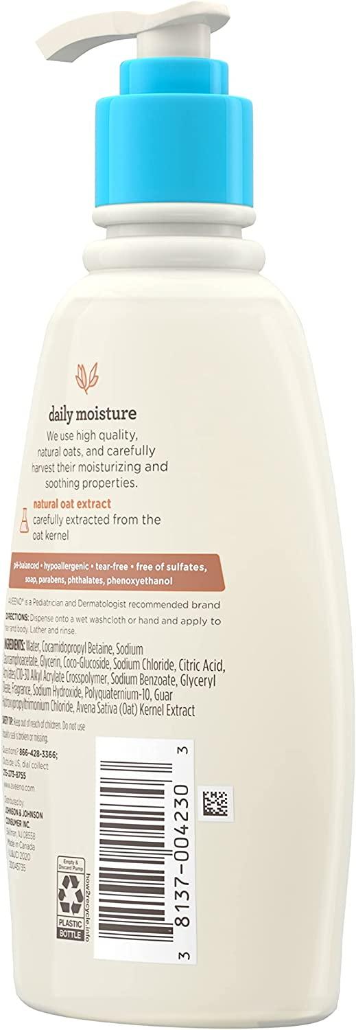 Aveeno Baby Daily Moisture Gentle Body Wash & Shampoo with Oat Extract