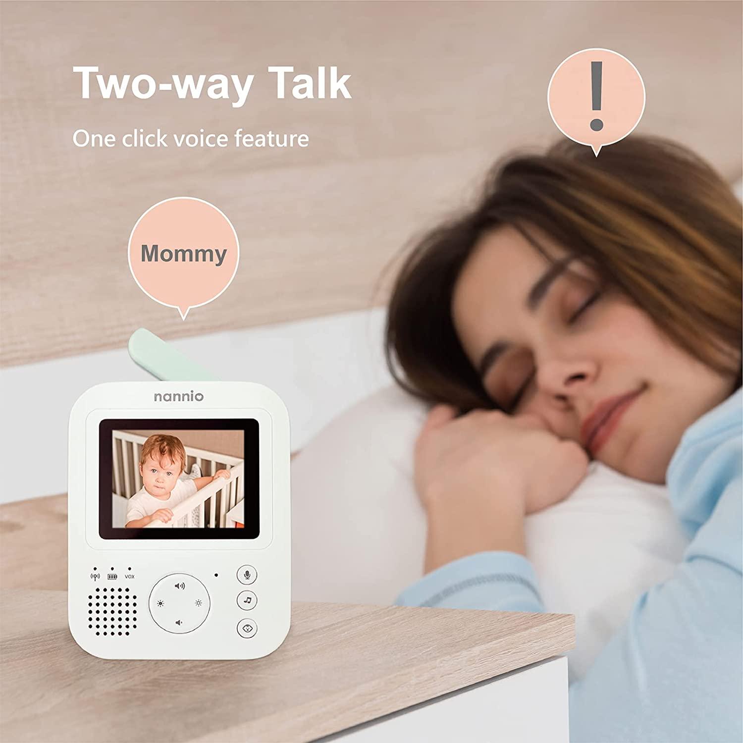 Nannio baby monitor top
