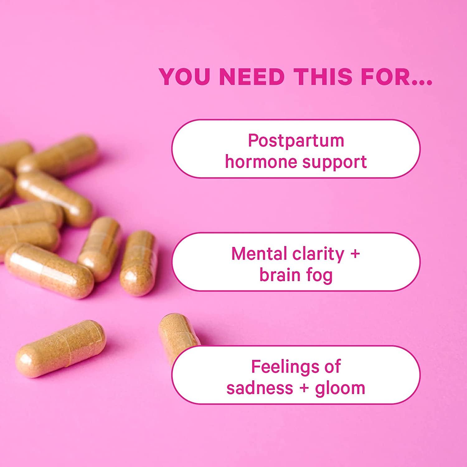Pink Stork Postpartum Mood Support Hormone Balance & Recovery with
