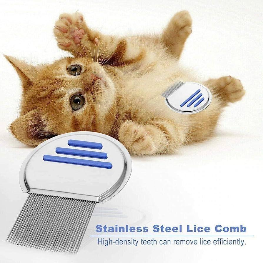Lice Comb Stainless Steel Lice Removal Comb Reusable Metal Headlice Nit