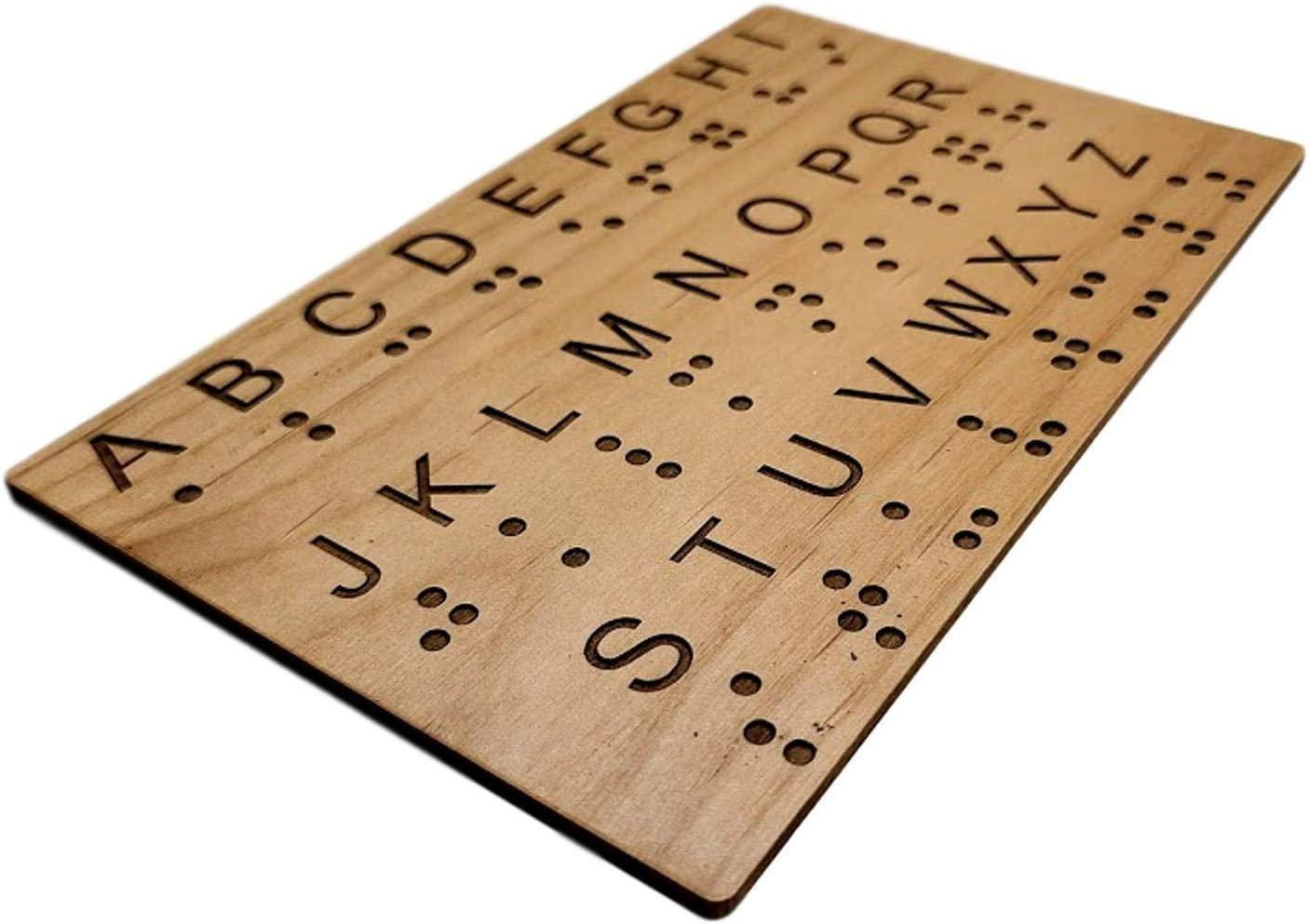 Braille Alphabet Board Great for Teaching Braille to Sighted