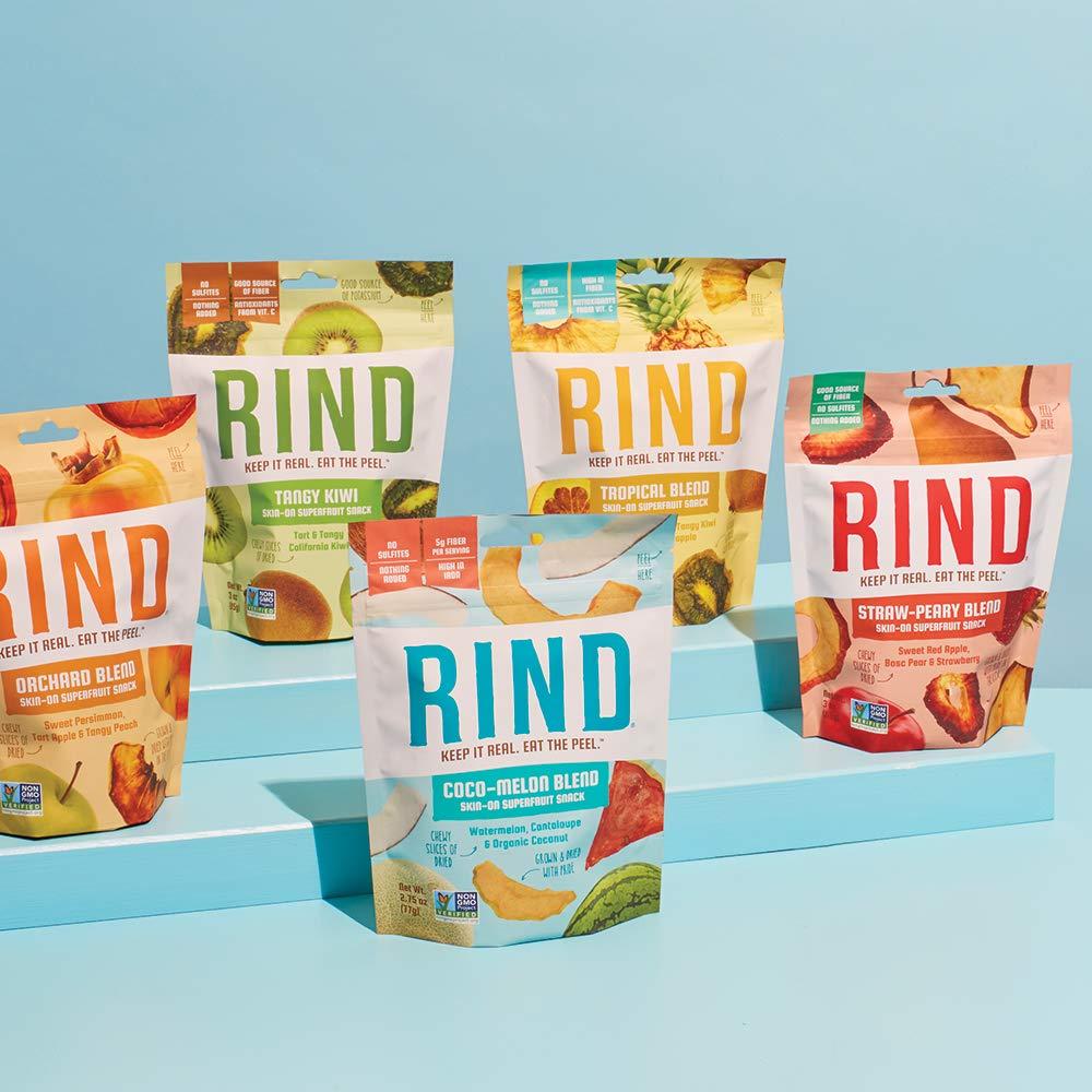 RIND Snacks No Added Sugar Dried Fruit Superfood Variety Pack Tangy