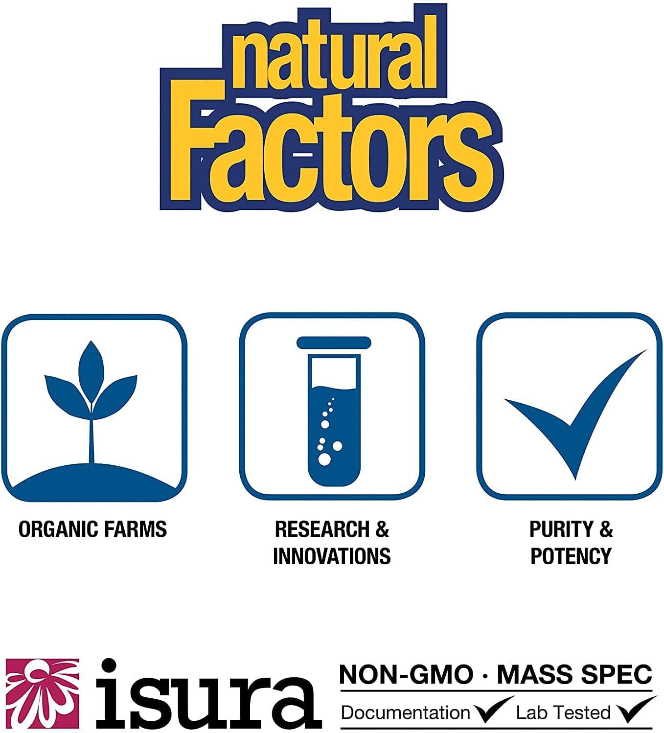 Natural Factors Vitamin D3 & K2 60 Softgels Immune Support & Bone Health