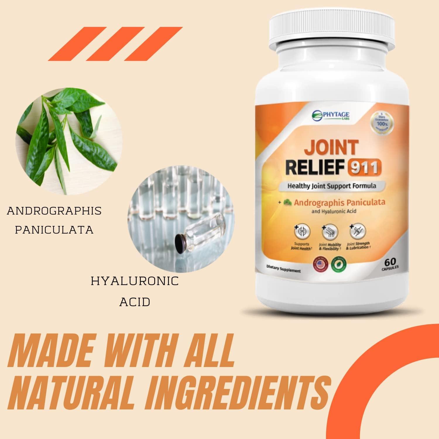 Phytage Labs Joint Relief 911 Natural Supplement - Supports Healthy Cartilage & Joint Mobility - 60 Plant Based Capsules | Buy Now with Express International Delivery | GoSupps.com Phytage Labs Joint Relief 911 Natural Supplement - Supports Healthy Cartilage & Joint Mobility - 60 Plant Based Capsules | Buy Now with Express International Delivery | GoSupps.com