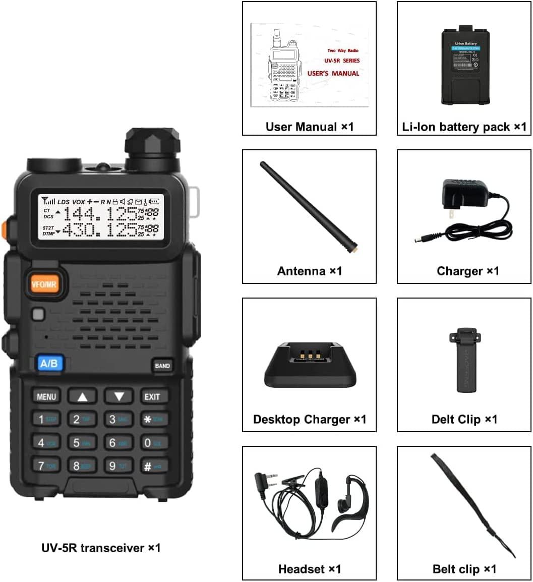 BaoFeng UV-5RA Dual Band (VHF/UHF) Two-Way Radio