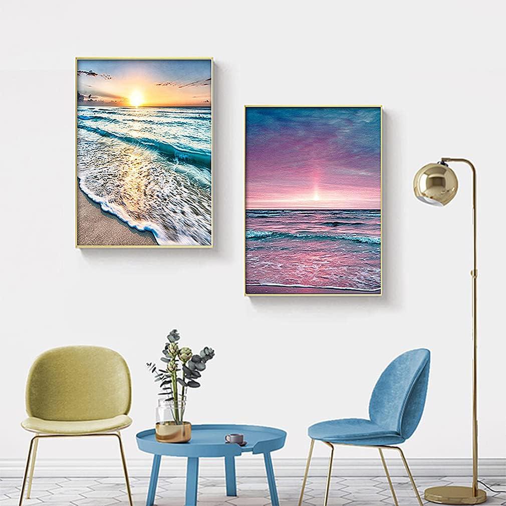 MEIYUDA 5D Diamond Art Painting Kits Adults Westminster Sunset, DIY