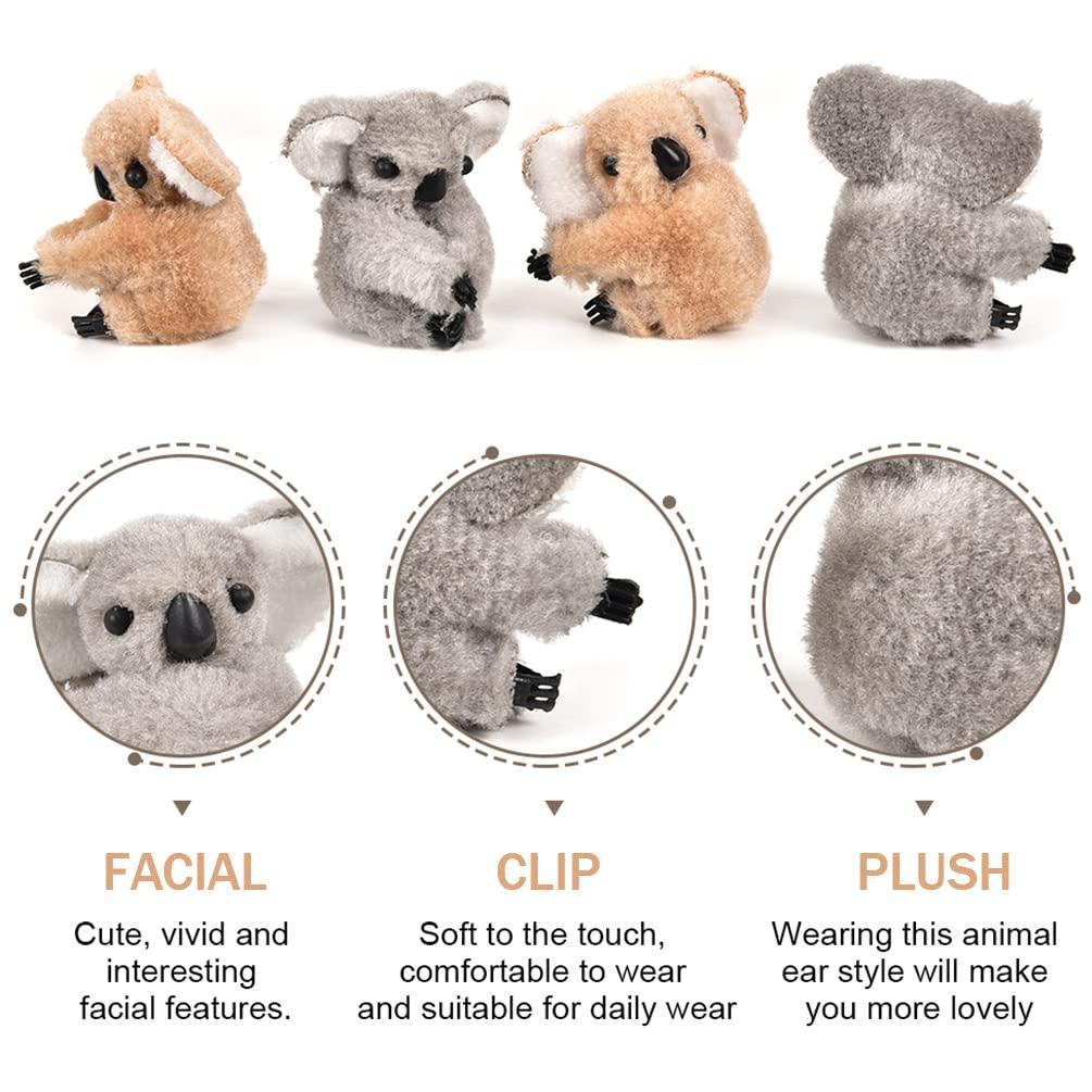 Koala Stuffed Animal Clips 8 Pcs Small Stuffed Koala Clip for
