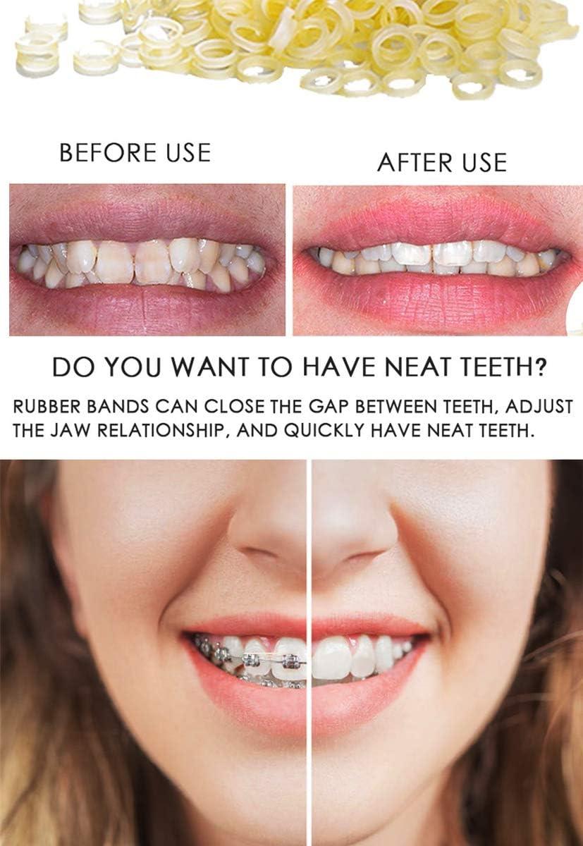 RZJZGZ 500 pcs Orthodontic Elastic Bands Dental Orthodontic Elastics