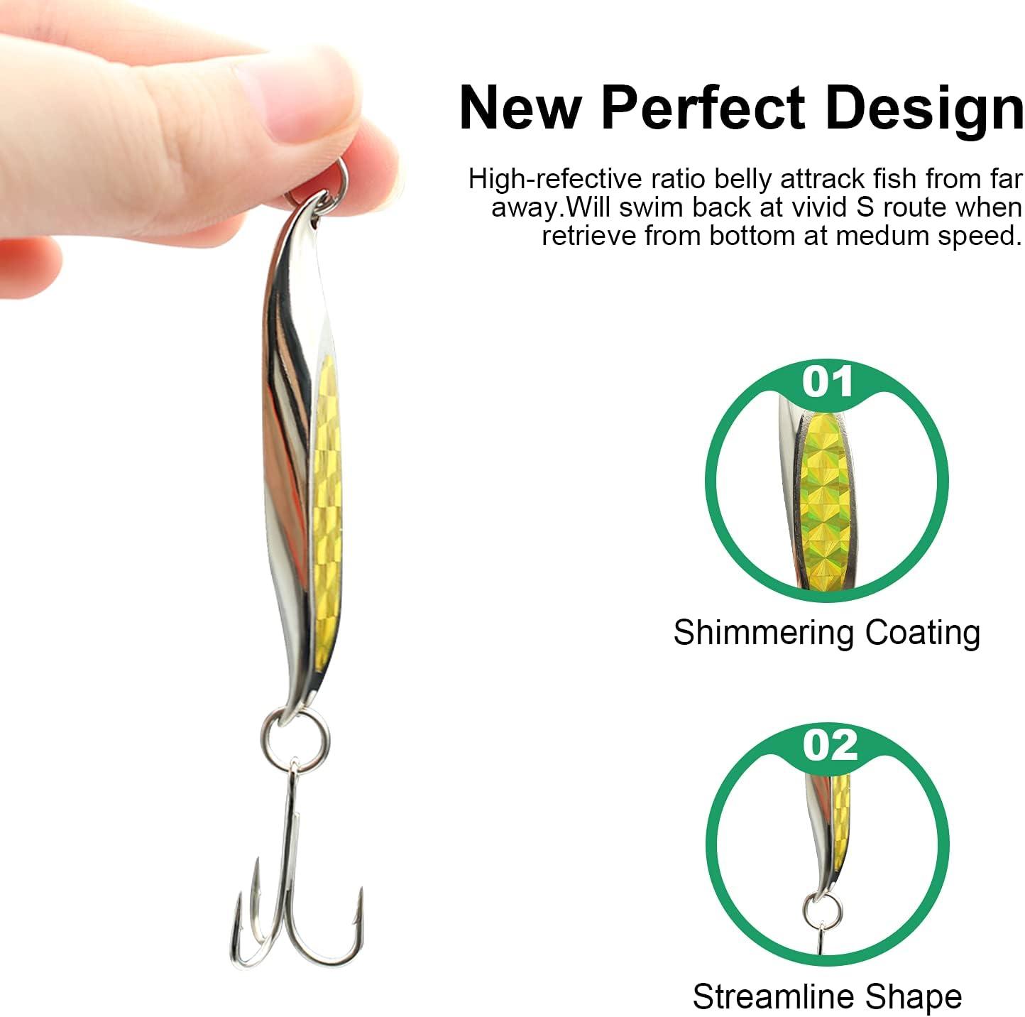 20 Pack Fishing Spoon DIY for Hard Lures Fishing Attractor