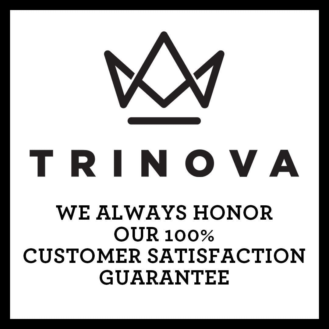 Trinova Premium Cooktop Cleaner and Scrubbing Pads. Best Cleaning Kit for Smooth Top Ranges & Stoves of Glass, Ceramic. Non-Abrasive and Scratch