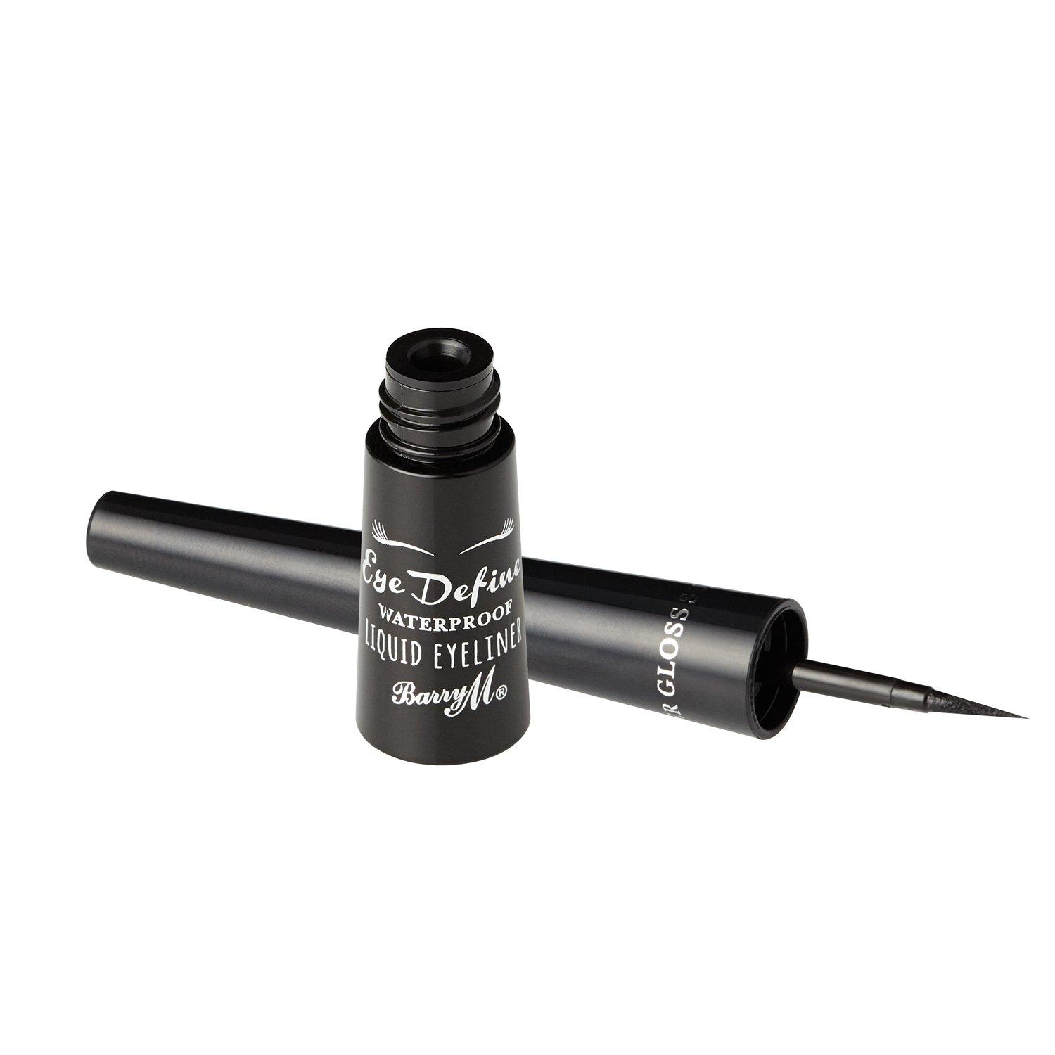Barry M Cosmetics Eye Define Liquid Eyeliner Super Gloss Black Super Gloss Black 1 Count