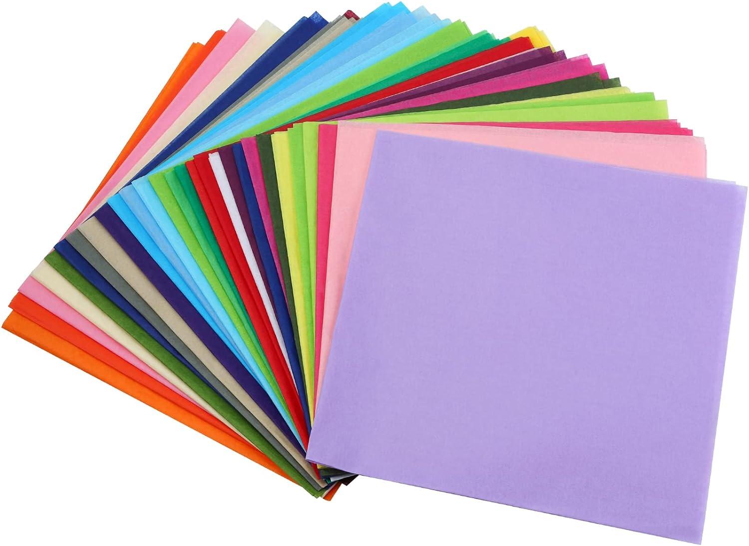 Purple Tissue Paper Squares, Bulk 10 Sheets, Premium Gift Wrap and Art