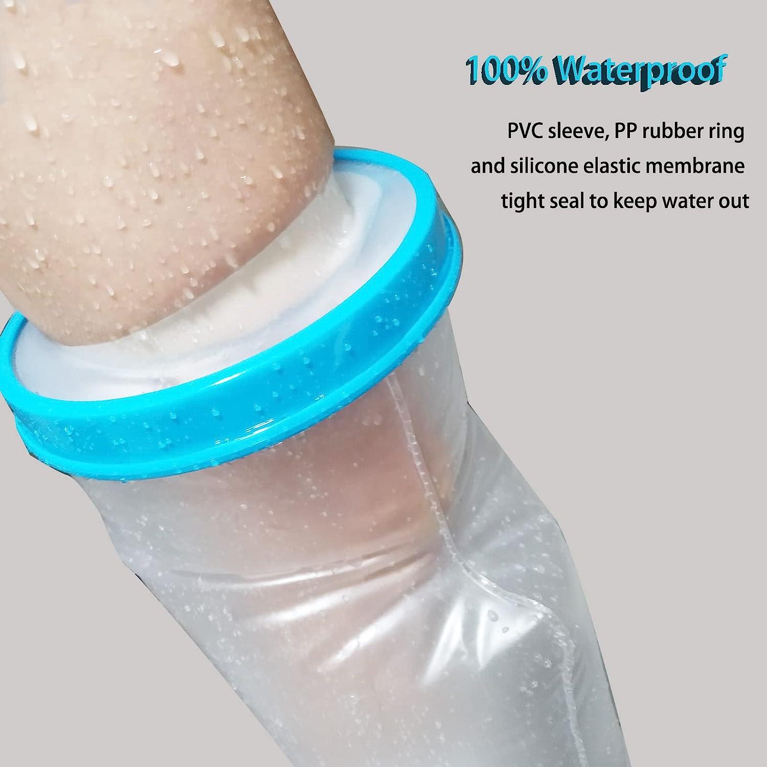 Tideshake 100 Waterproof Leg Cast Cover for Showering, Reusable