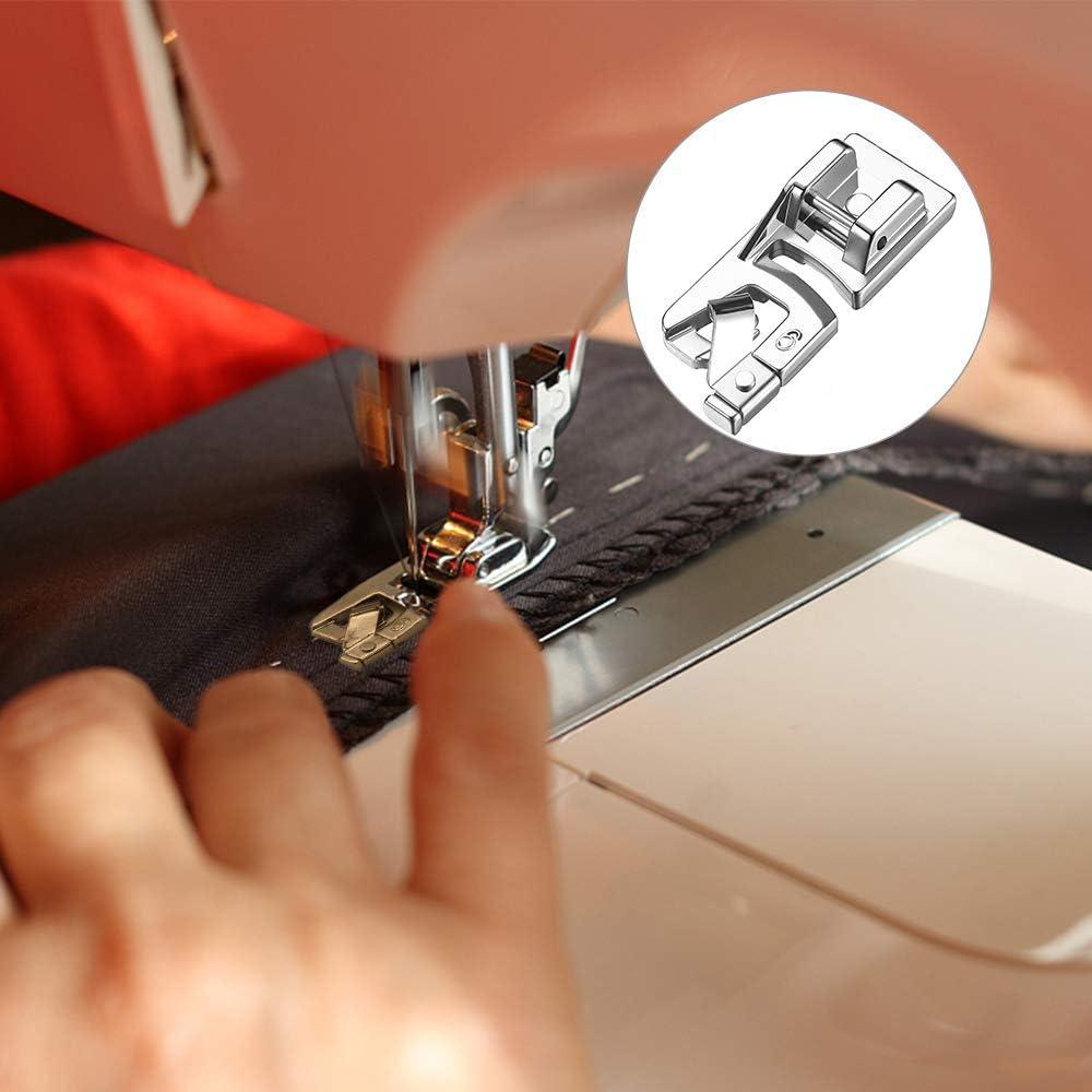 Hemming Foot Kit 6Pcs Hemmer Foot Sewing Machine Presser Foot