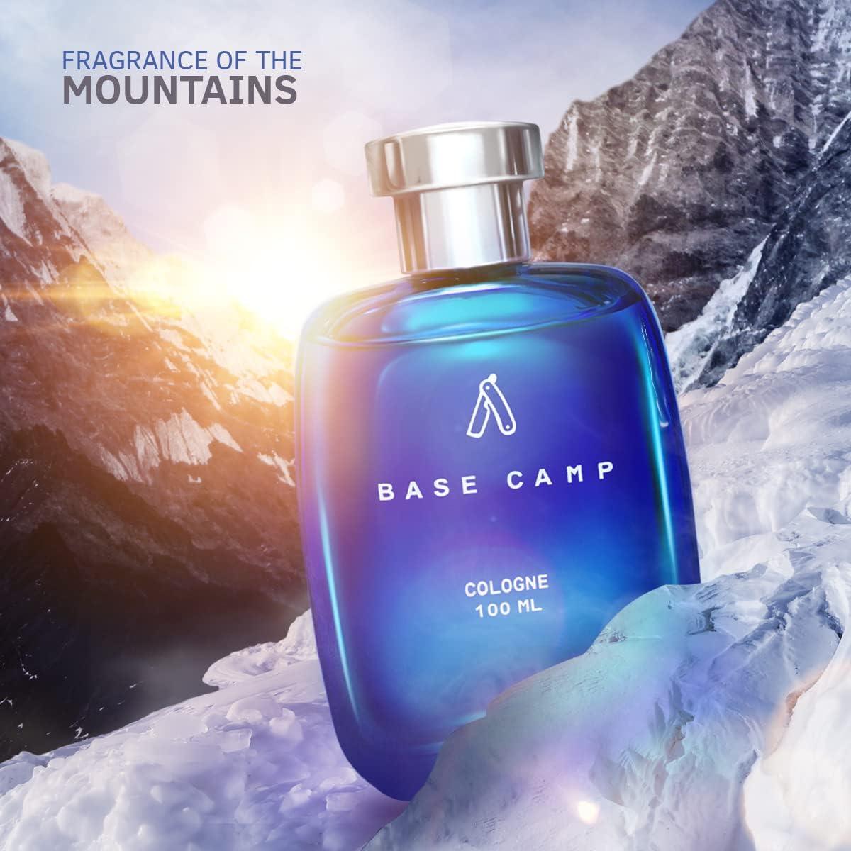 Base Camp Cologne - 100 ml - Perfume for Men | Cool Crisp Fragrance of the  Mountains | Long-lasting | Zingy Aquatic Notes with Fresh Masculine  Fragrance | Buy Now with Express International Delivery | GoSupps.com