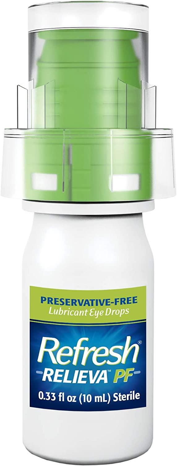 Refresh Relieva PreservativeFree Lubricant Eye Drops 0.33 Fl Oz Pack