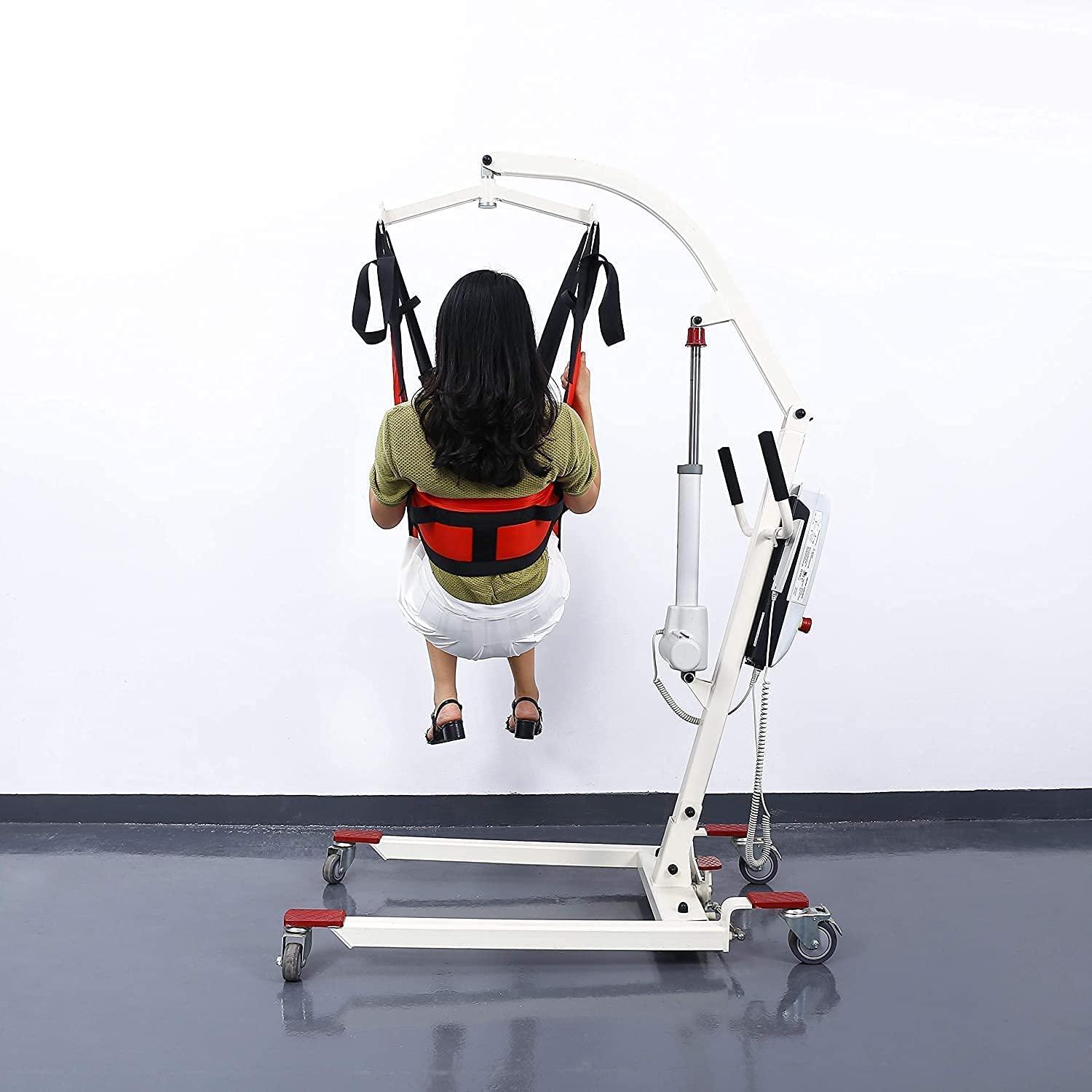 HNYG Hoyer Lift Sling, Medical Patient Lift Slings with Commode Cutout