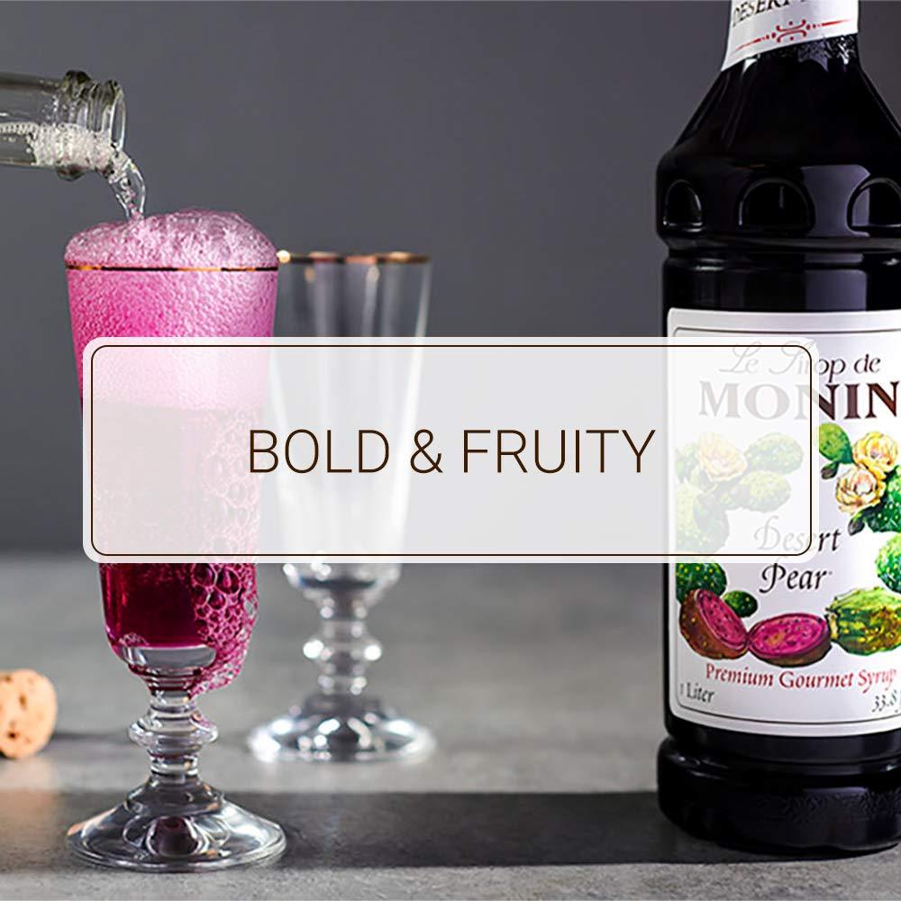 Monin Desert Pear Syrup, Bold Flavor of Prickly Pear Cactus, Natural
