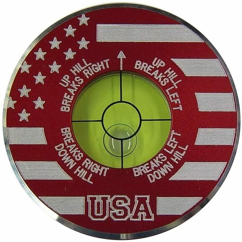 Sure Putt Pro Golf Putting Aid & Green Reader Limited Edition Red USA