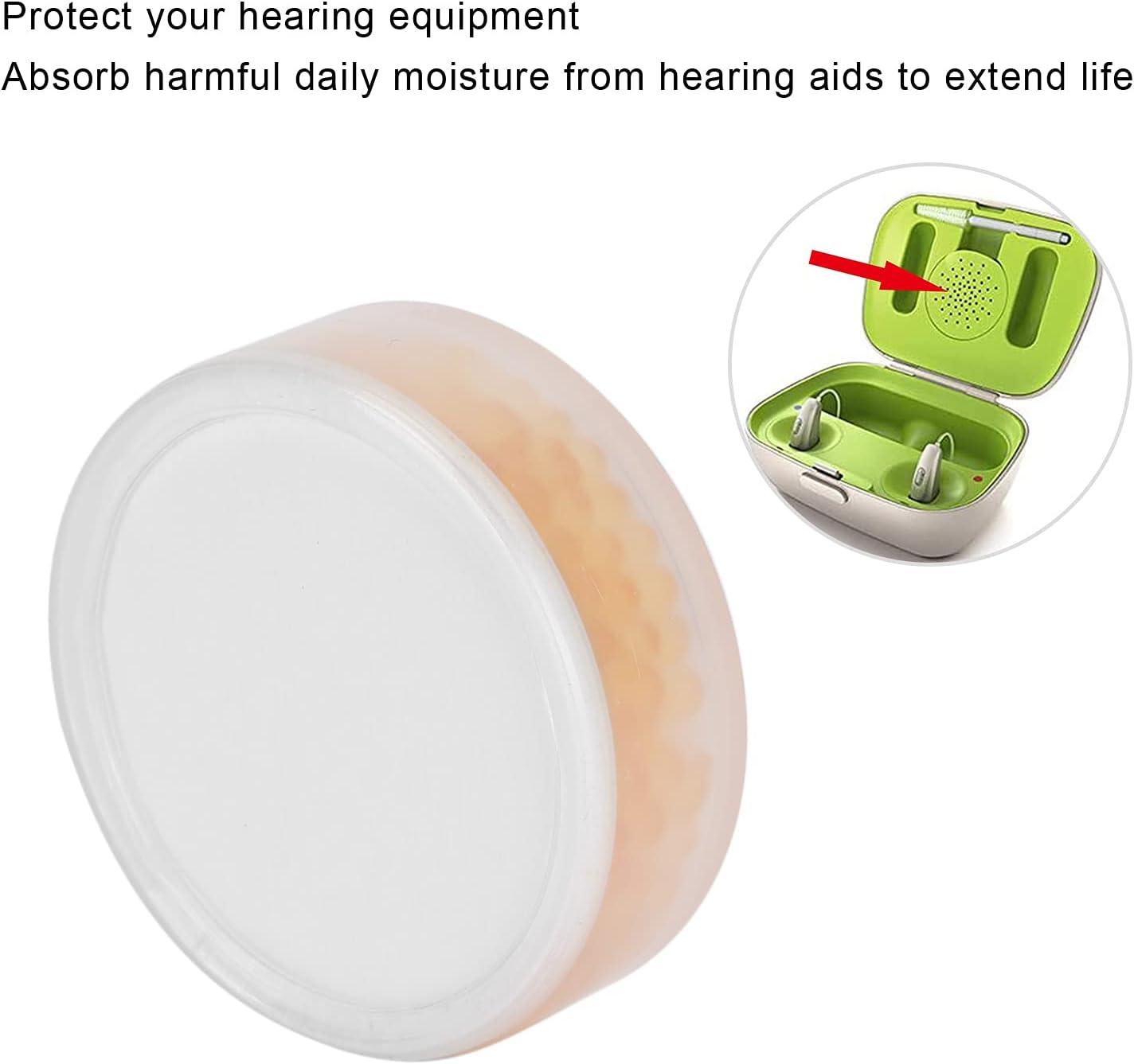 Hearings Aid Dryer cake desiccant Cochlear implant accessory orange