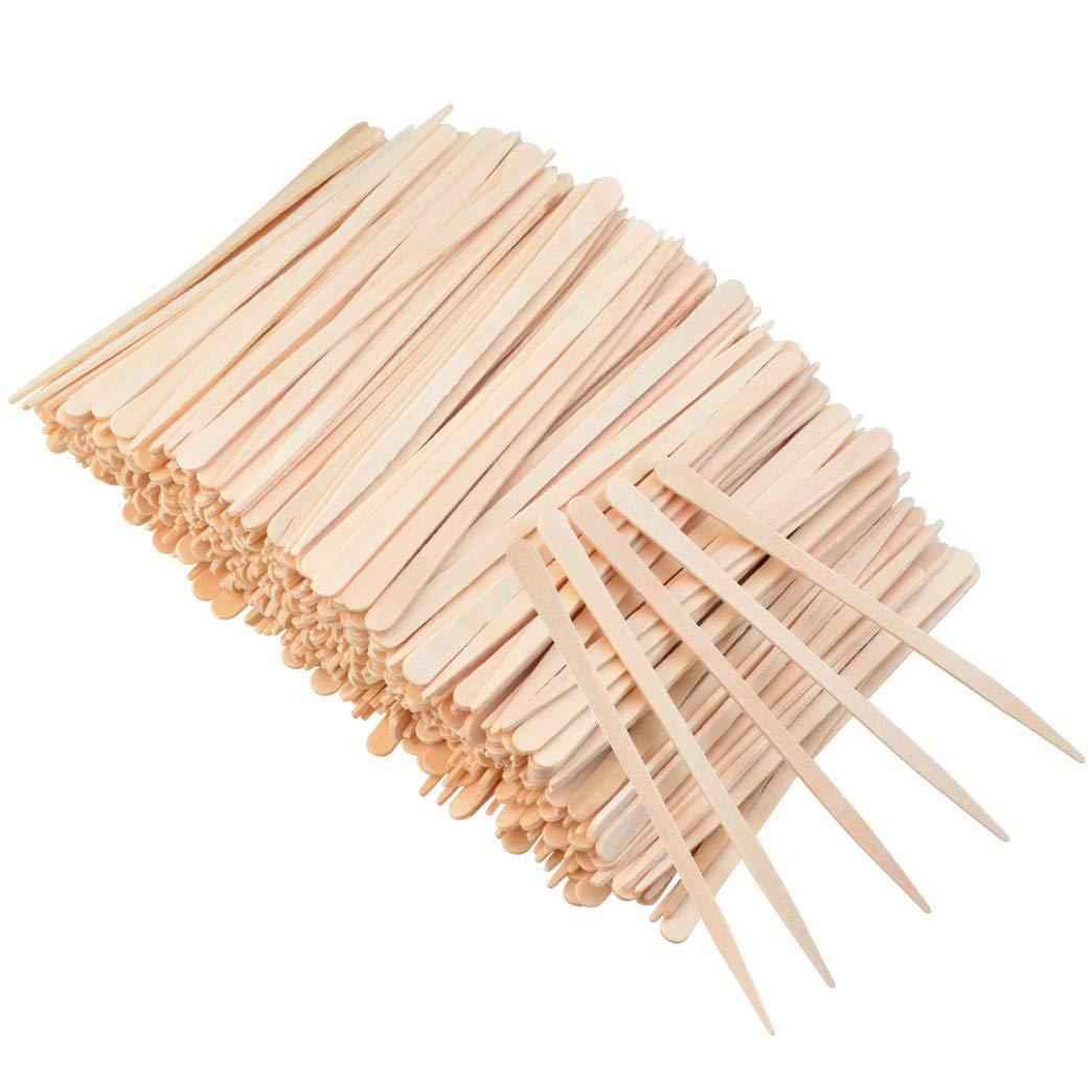 1200 Pack Wooden Waxing Sticks Wax Spatulas Sticks Small Wax Applicator