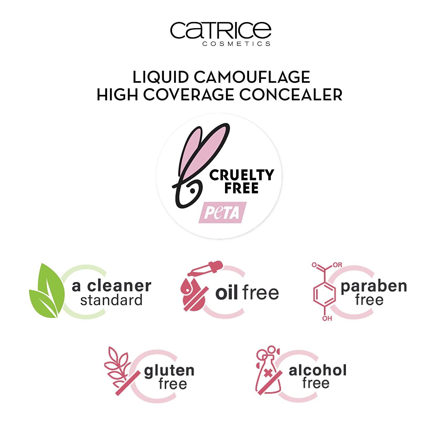 Light Cruelty Paraben Liquid Catrice Long Concealer (020 Oil | Concealer Free Beige) & Coverage | | | Ultra High Camouflage Free | Lasting