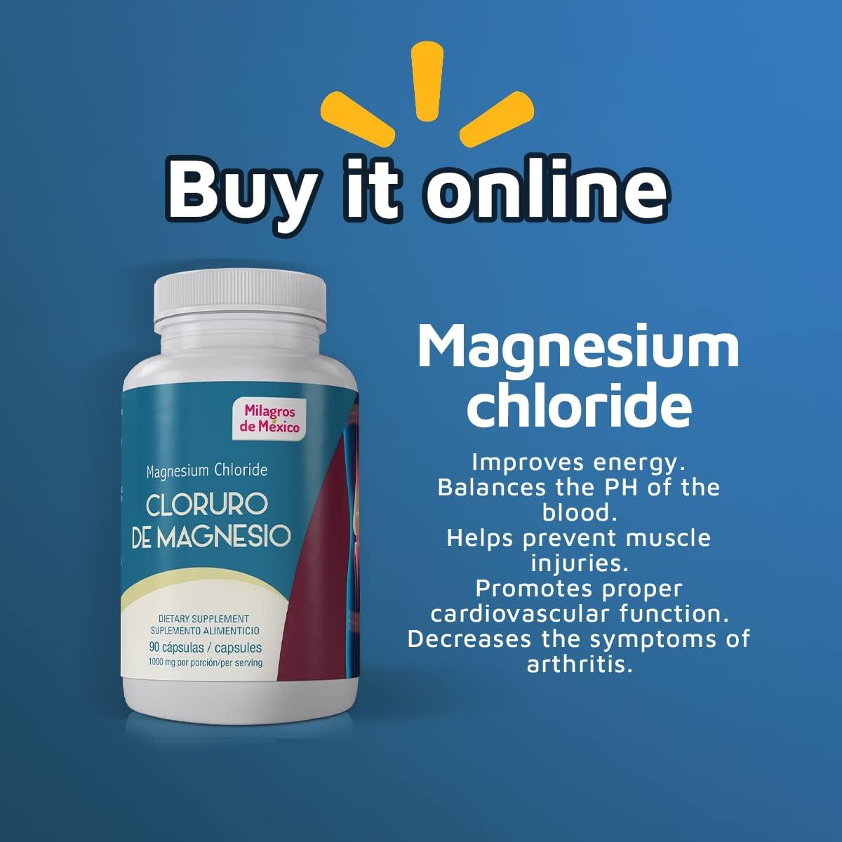 Pure Magnesium Chloride Capsules for Optimal Health Buy Now