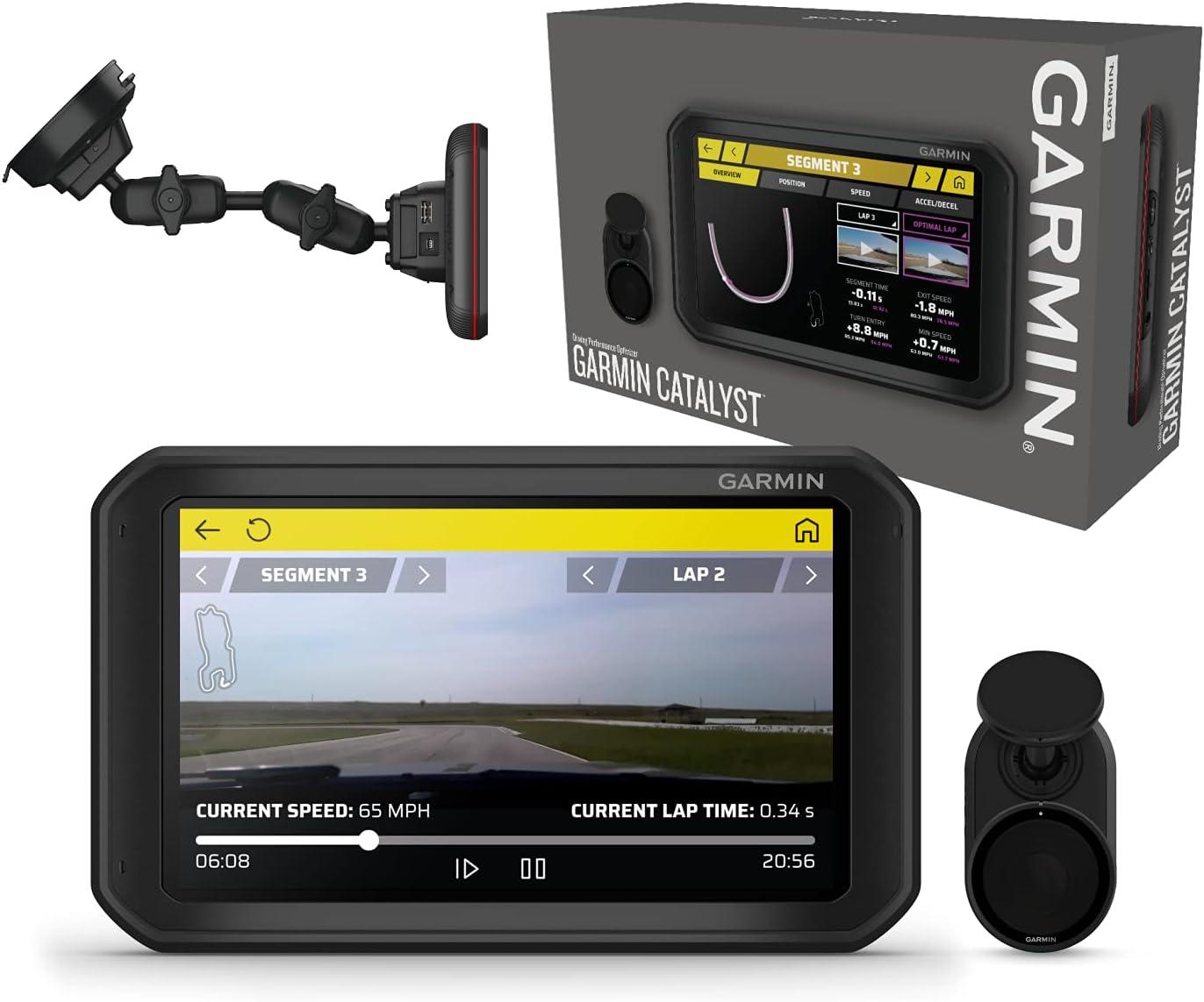 Garmin Catalyst Driving Performance Optimizer Bundle with 6.95 Display ...