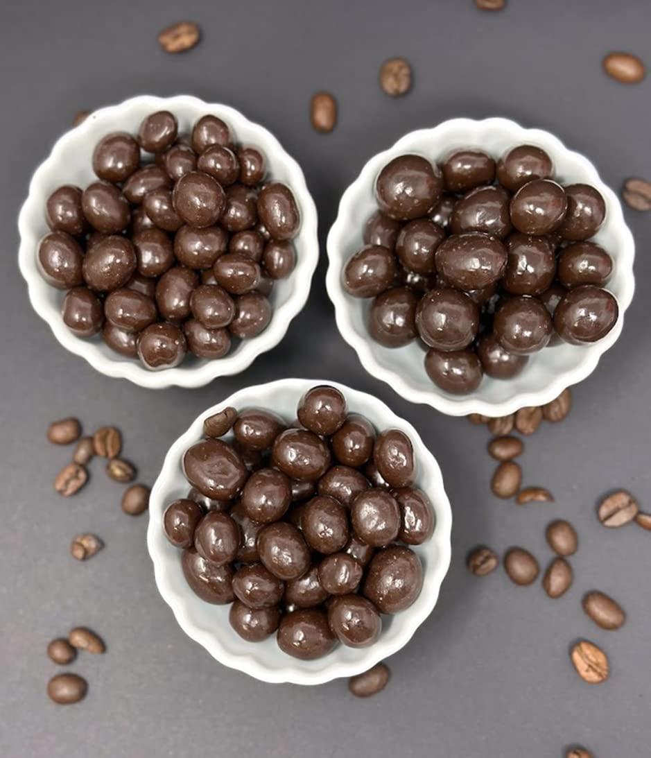 SweetGourmet Dark Chocolate Covered Espresso Coffee Beans 1 Pound