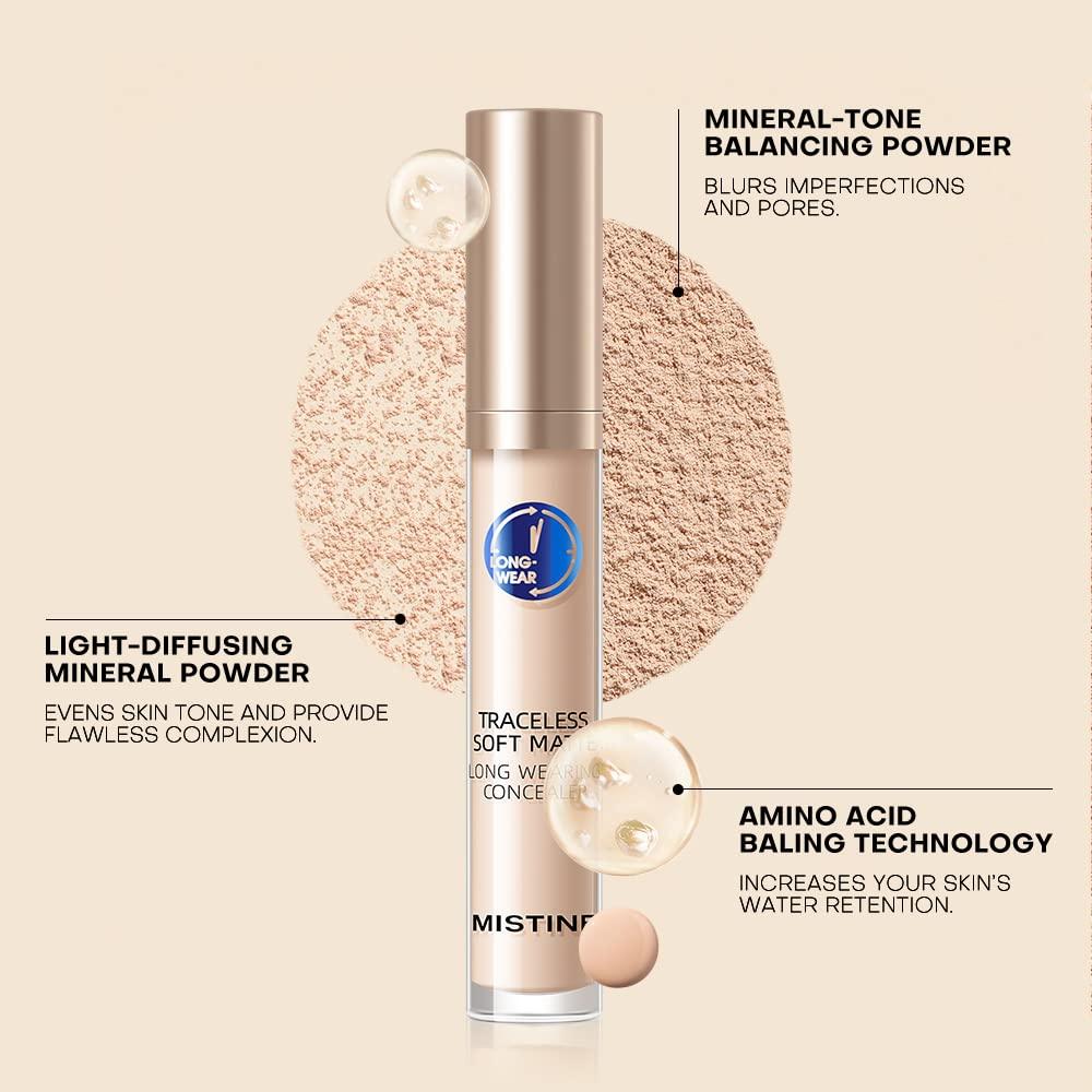 Mistine Under Eye Concealer Full Coverage, LongLasting Waterproof