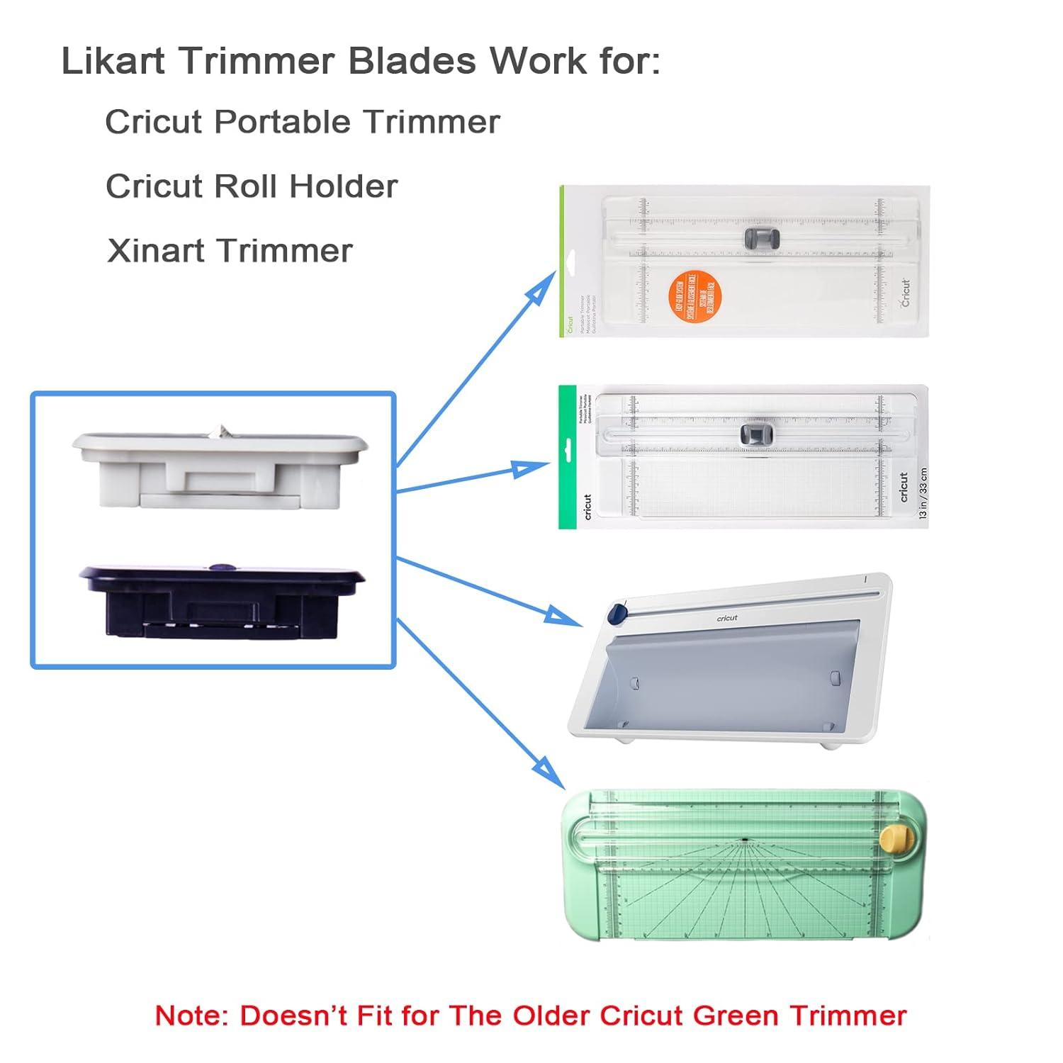 VIKDOOK Paper Cutter Replacement Blade for Cricut Portable Trimer 12” 13”  Roller Holder Cutter Replace Cutting Scoring Blade for Cricut Timmer