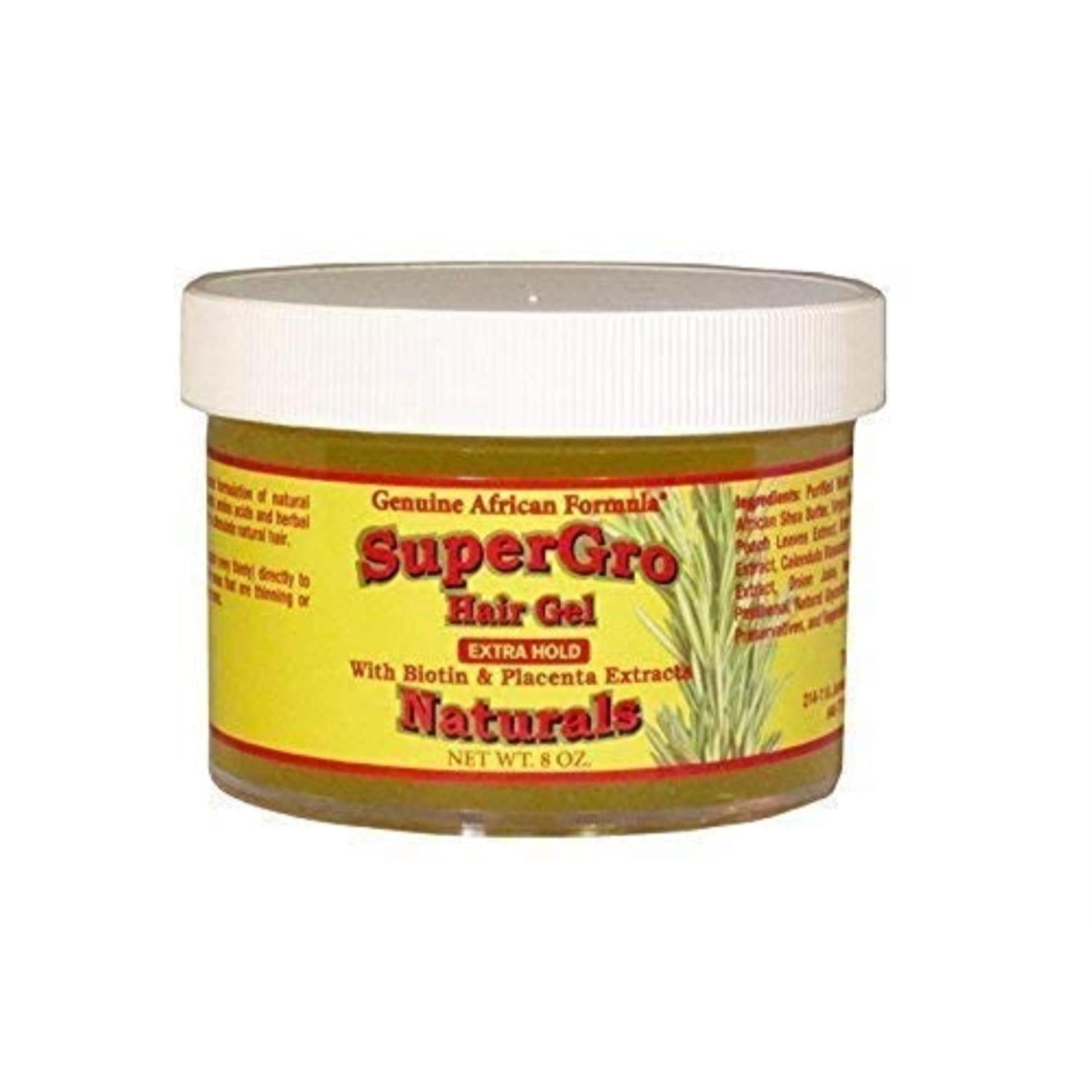AFRICAN FORMULAS Supergrow Extra Hold Hair Gel 8 OZ