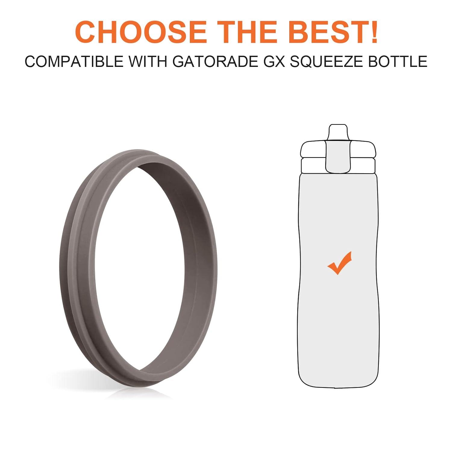 6 Pack Replacement Gasket for Gatorade Water Bottle Silicone Lid Seal