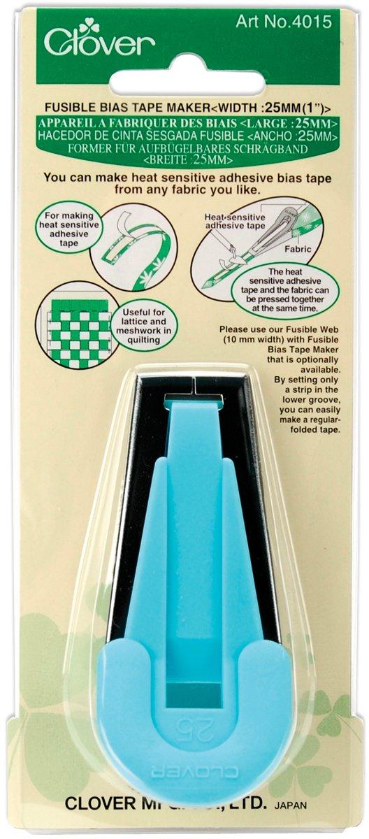 Clover Fusible Bias Tape Maker 1 Inch EasytoUse 1 EA Tool