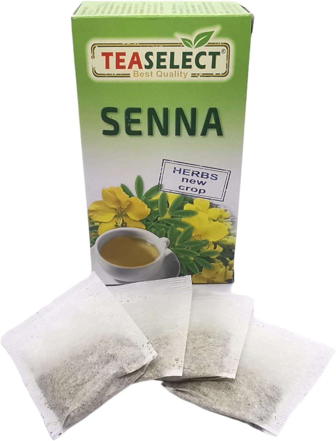 TEASELECT Senna Tea - 2x20 Filter Bags 100% Natural Herbal Tea No ...