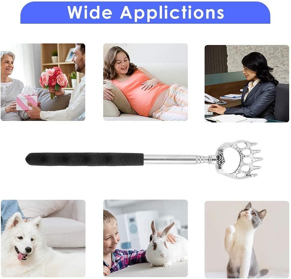 4Pack Back Scratcher for Women Men Extendable Bear Claw Automatic