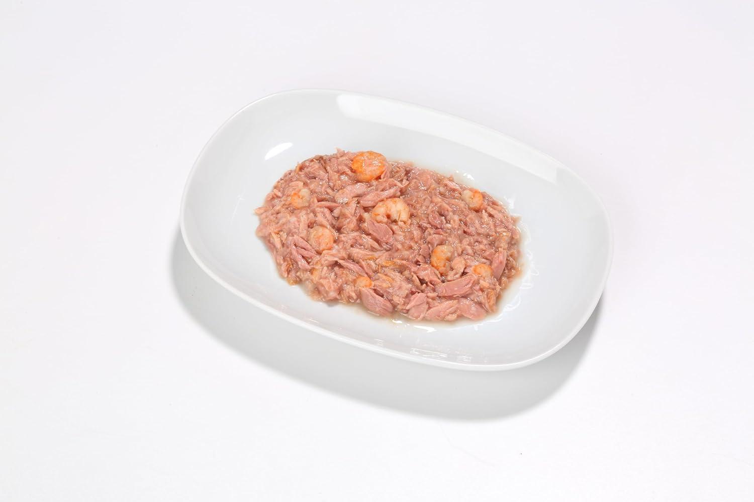 12 X 280g Blikjes Almo Nature HFC Kattenvoer Nat - Kip En Garnalen, 12 Blikken à 280g, Zonder Additieven, Natuurlijk Zonder Toevoegingen Voer