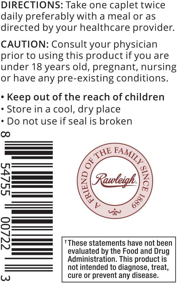 Rawleigh OCMAX 120 Caplets Plant Sterol Nutritional Supplement for