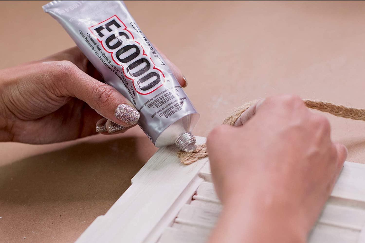 Eclectic E6000 Spray Adhesive Glue, Low Odor, Clear, 4 fl. oz